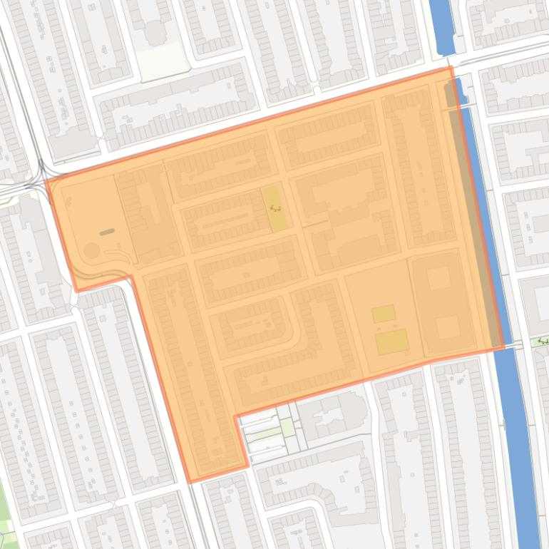 Kaart van de buurt Balboaplein en omgeving.