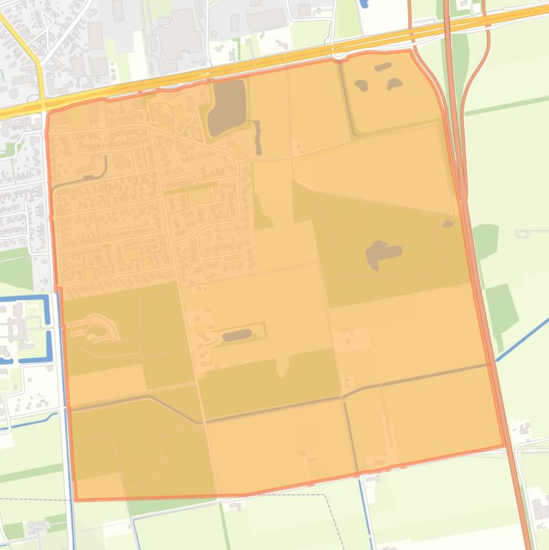 Kaart van de buurt Balkbrug-Zuidoost.