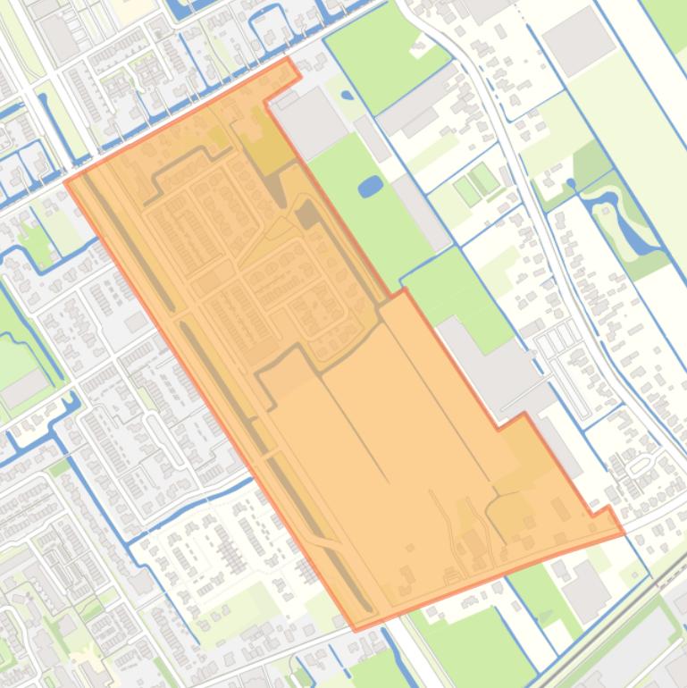 Kaart van de Bangert en Oosterpolder - Buurt 35 06.