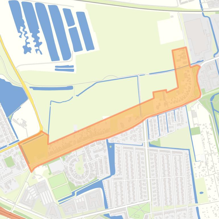 Kaart van de buurt Bangeweer.