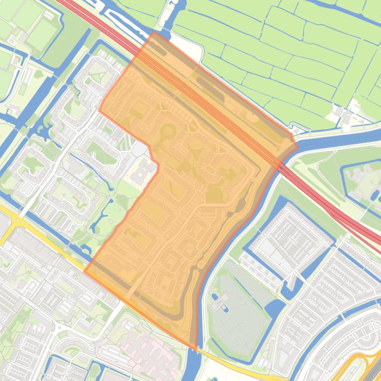 Kaart van de buurt Banne-Noordoost.