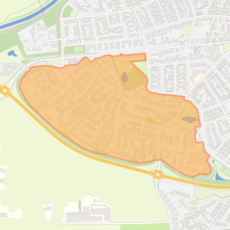 Kaart van de buurt Banninghof.