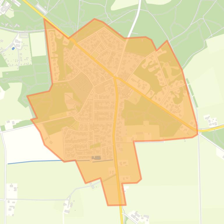 Kaart van de buurt Barchem.