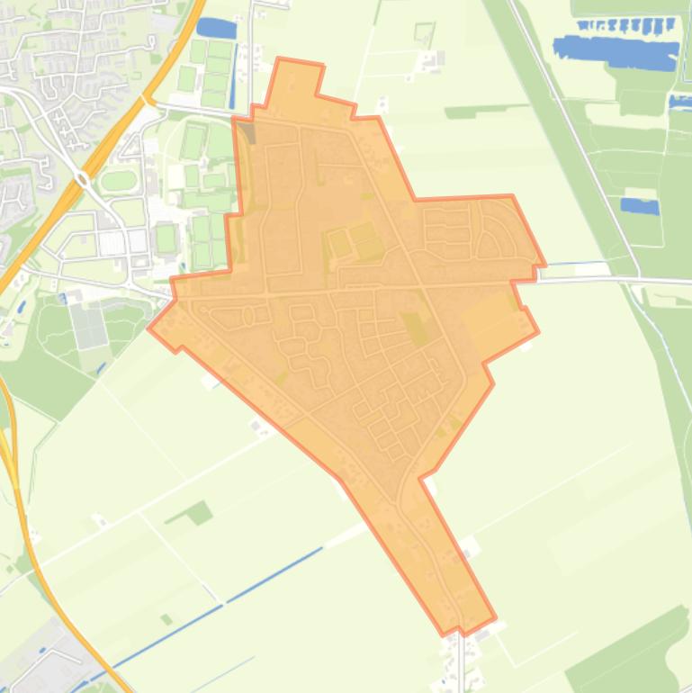 Kaart van de buurt Barger-Oosterveld.