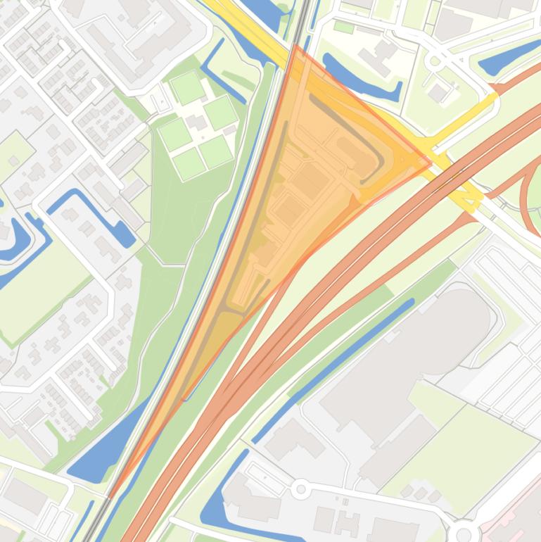 Kaart van de buurt Bastion locatie.