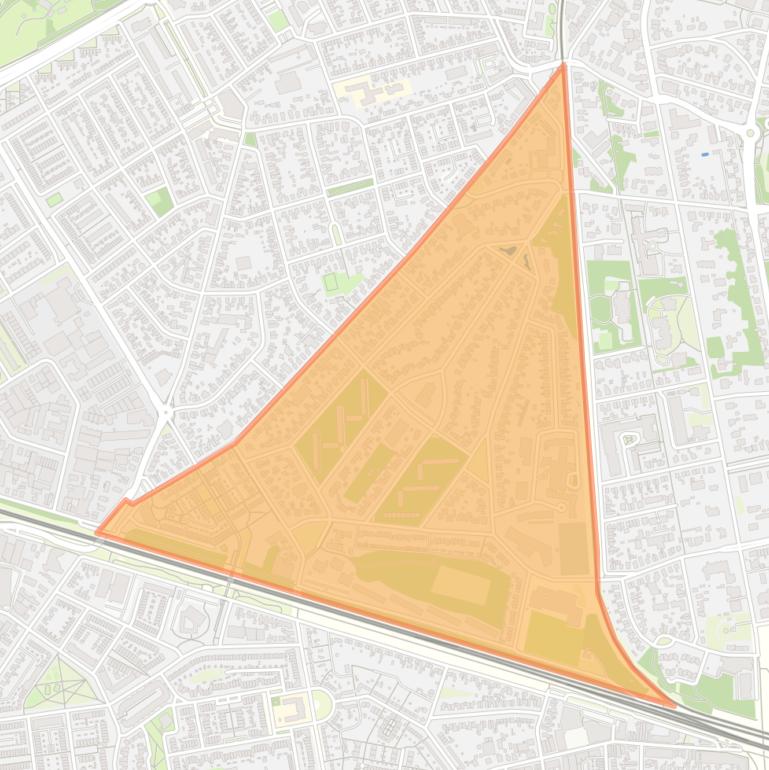 Kaart van de buurt Beatrixpark.