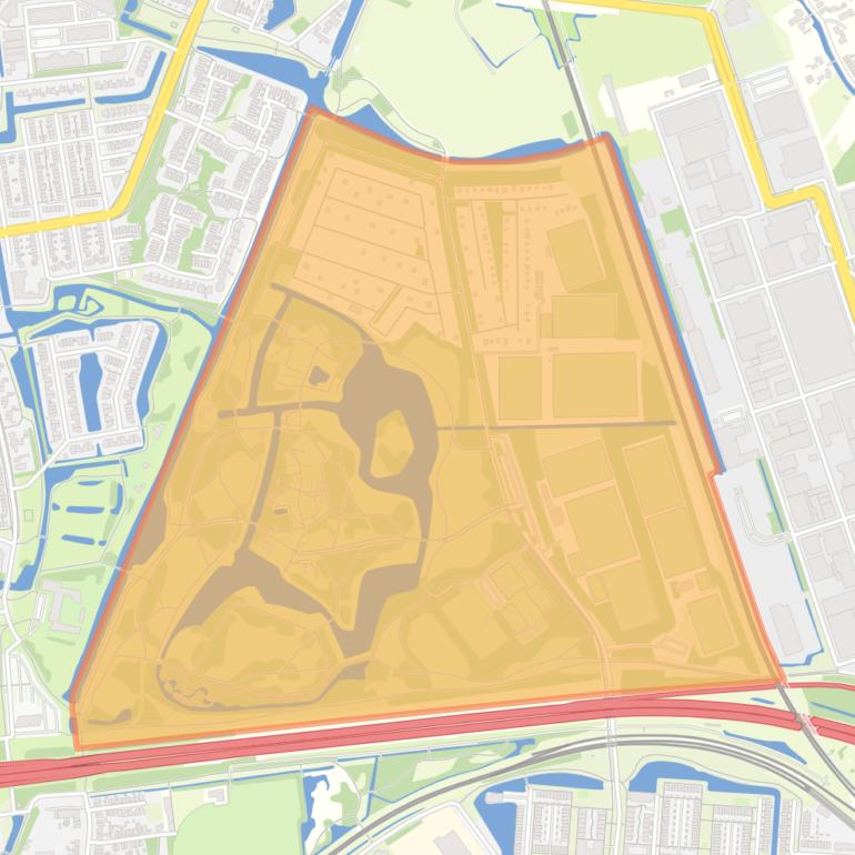 Kaart van de buurt Beatrixpark.