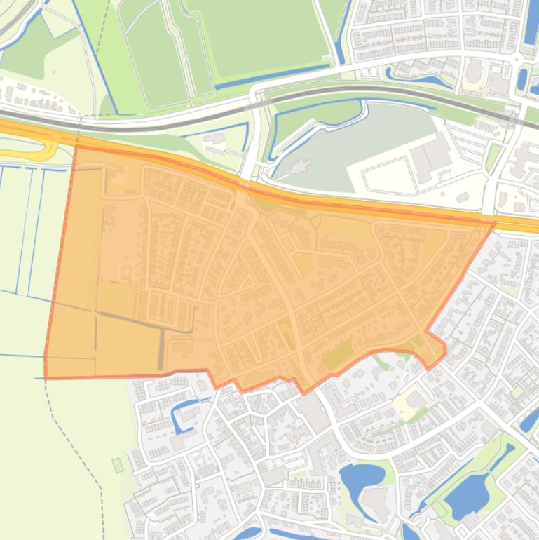 Kaart van de buurt Beatrixstraat.