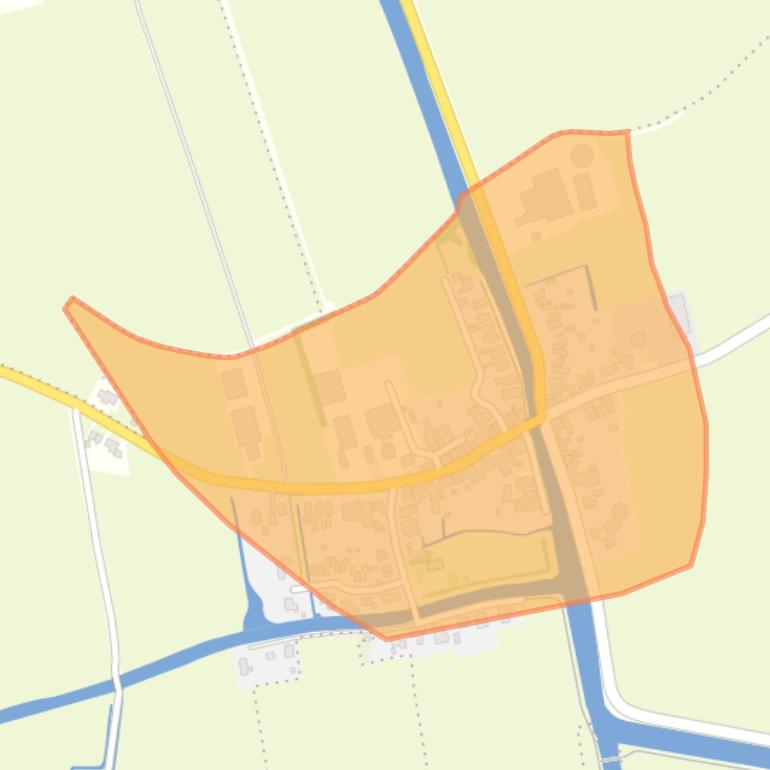 Kaart van de buurt Bebouwde kom Enumatil.