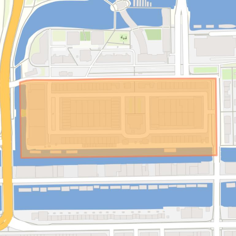 Kaart van de buurt Bedrijvengebied Veelaan.