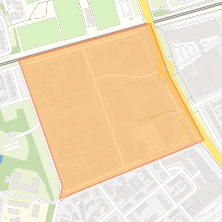 Kaart van de buurt Bedrijvenpark Sypel.