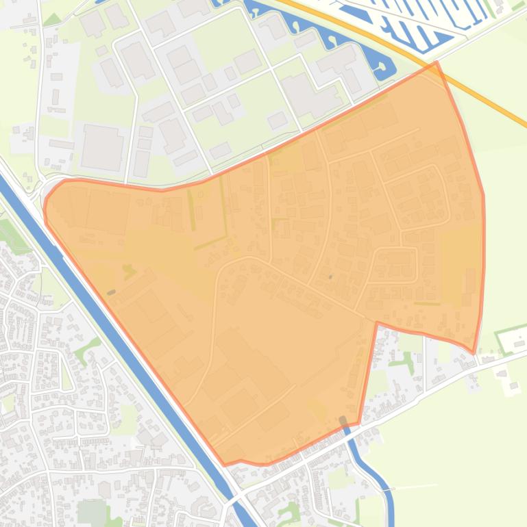 Kaart van de buurt Bedrijventerrein Bemmer.