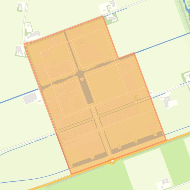 Kaart van de buurt Bedrijventerrein Breekland.