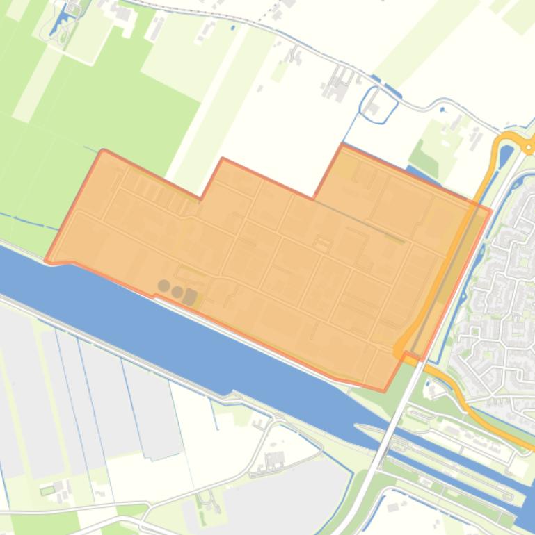Kaart van de buurt Bedrijventerrein Broekweg & Langshaven.