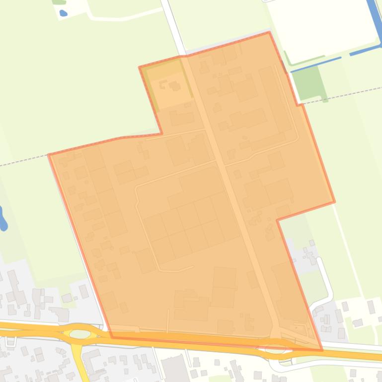 Kaart van de buurt Bedrijventerrein De Evenboer.