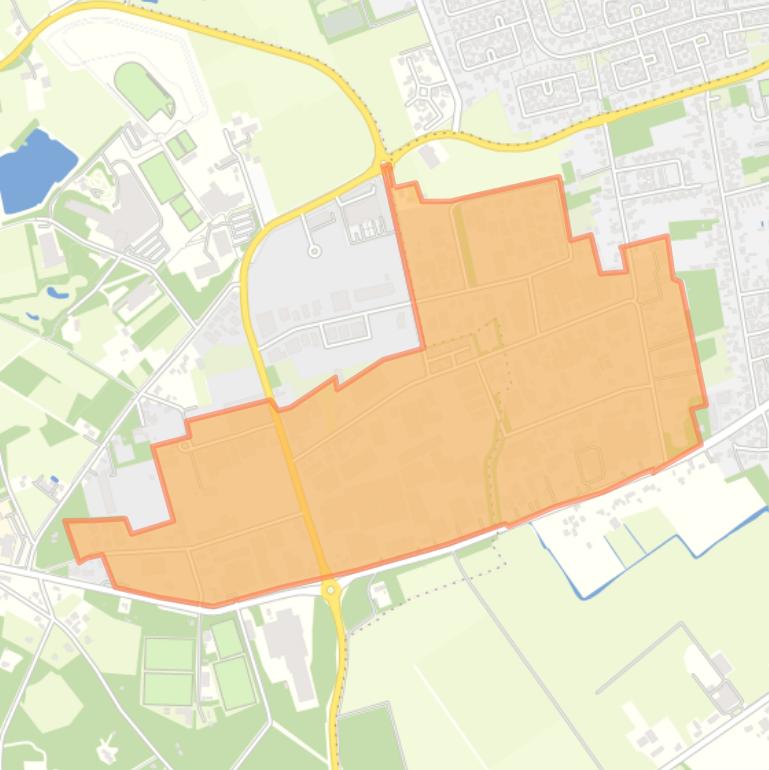 Kaart van de buurt Bedrijventerrein De Nijverhei.
