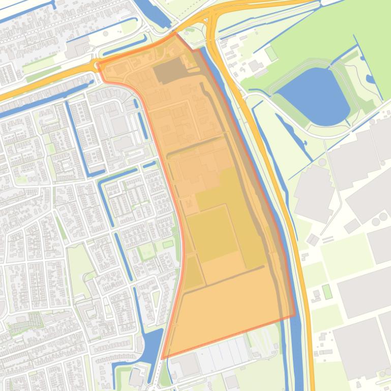 Kaart van de buurt Bedrijventerrein De Wuyver.