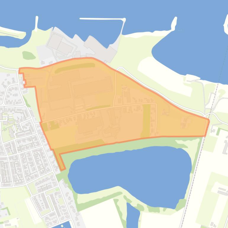 Kaart van de buurt Bedrijventerrein Deest.