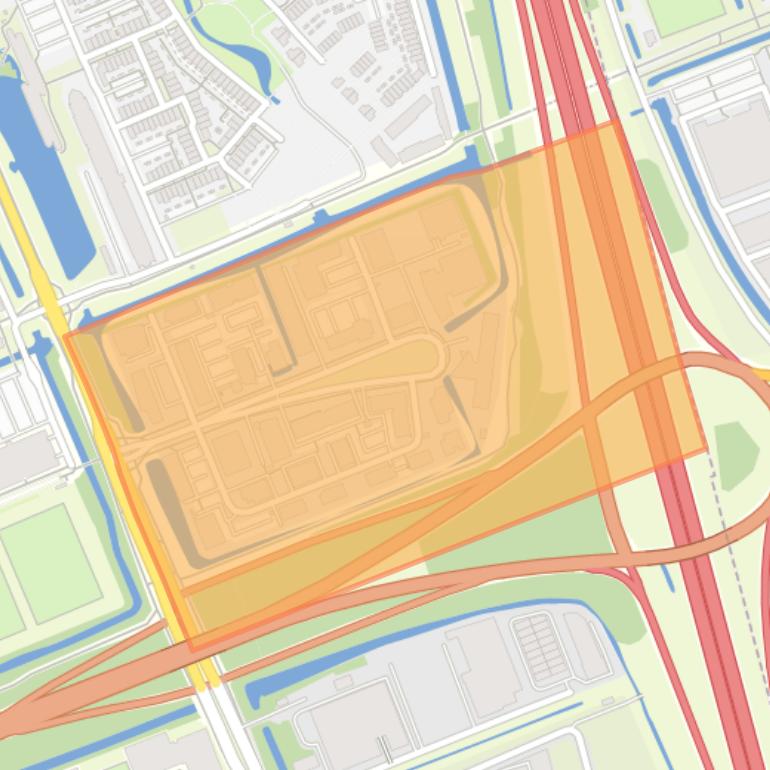 Kaart van de buurt Bedrijventerrein Delftech.
