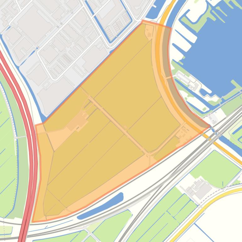 Kaart van de buurt Bedrijventerrein Gouwepark II.