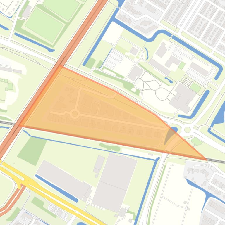 Kaart van de buurt Bedrijventerrein Groene Zoom.