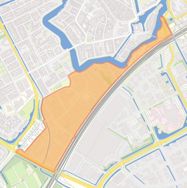 Kaart van de buurt Bedrijventerrein Honthorst.