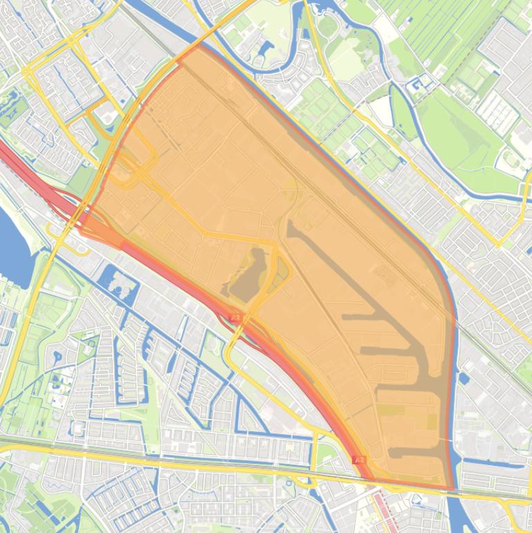 Kaart van de buurt Bedrijventerrein Lageweide.