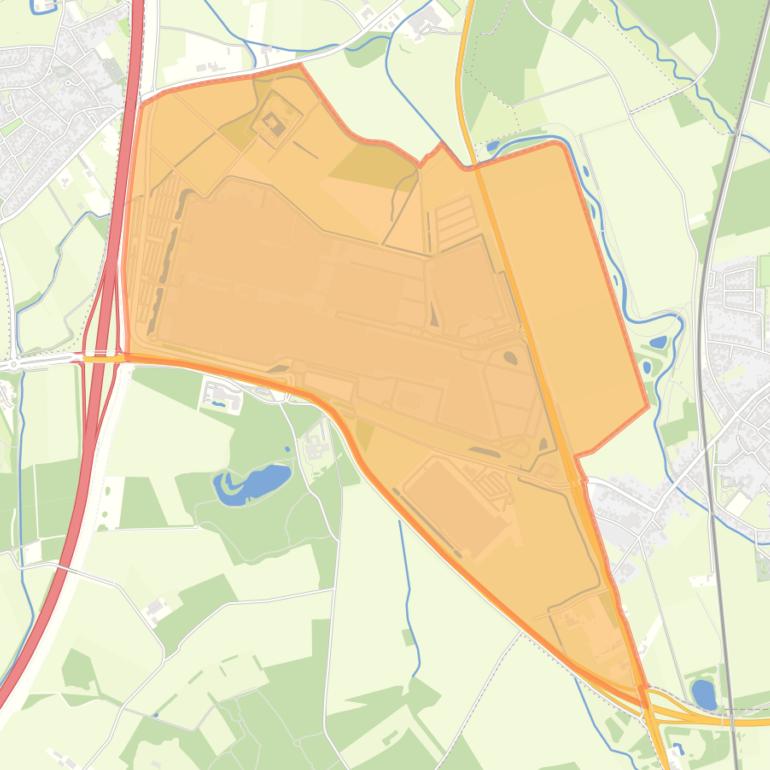 Kaart van de buurt Bedrijventerrein Nedcar.