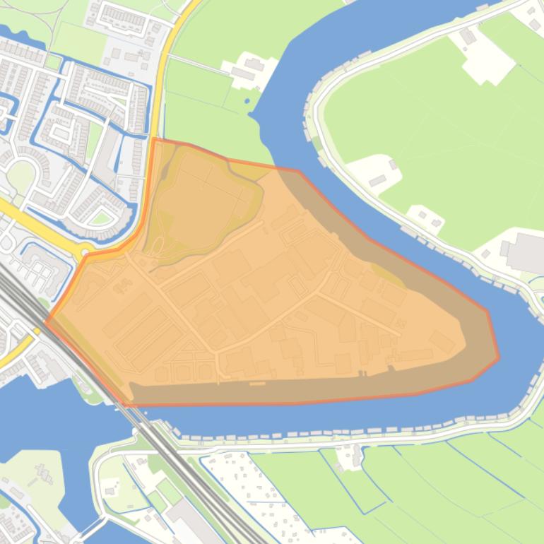 Kaart van de buurt Bedrijventerrein Nijverheidslaan.