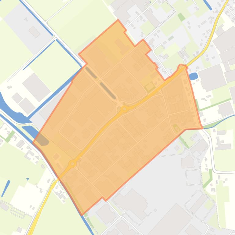 Kaart van de buurt Bedrijventerrein Pannenhuis-Agropark.