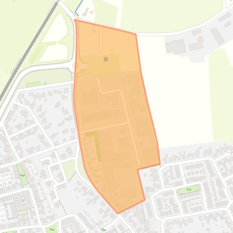 Kaart van de buurt Bedrijventerrein Rhijnkant.