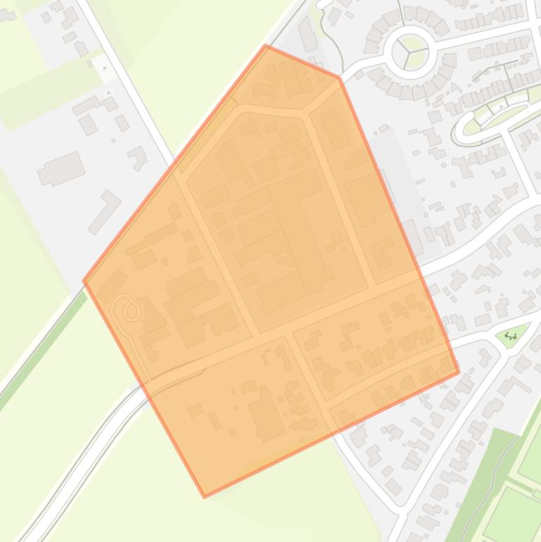 Kaart van de buurt Bedrijventerrein Riel.