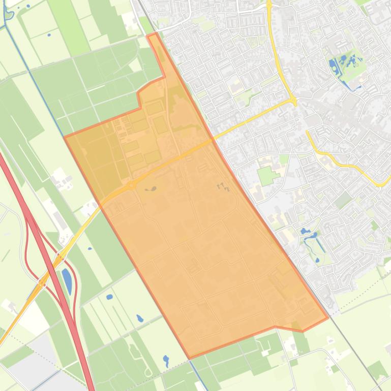 Kaart van de buurt Bedrijventerrein Saxa Gotha.