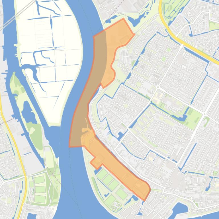 Kaart van de buurt Bedrijventerrein Slobbengors De Werven.