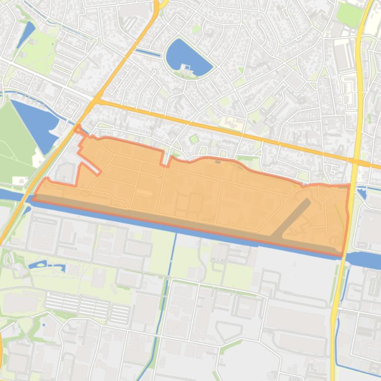 Kaart van de buurt Bedrijventerrein Twentekanaal Noord I.
