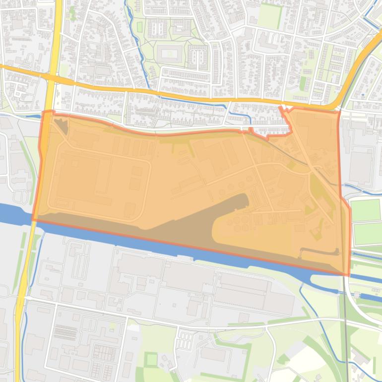 Kaart van de buurt Bedrijventerrein Twentekanaal Noord II.
