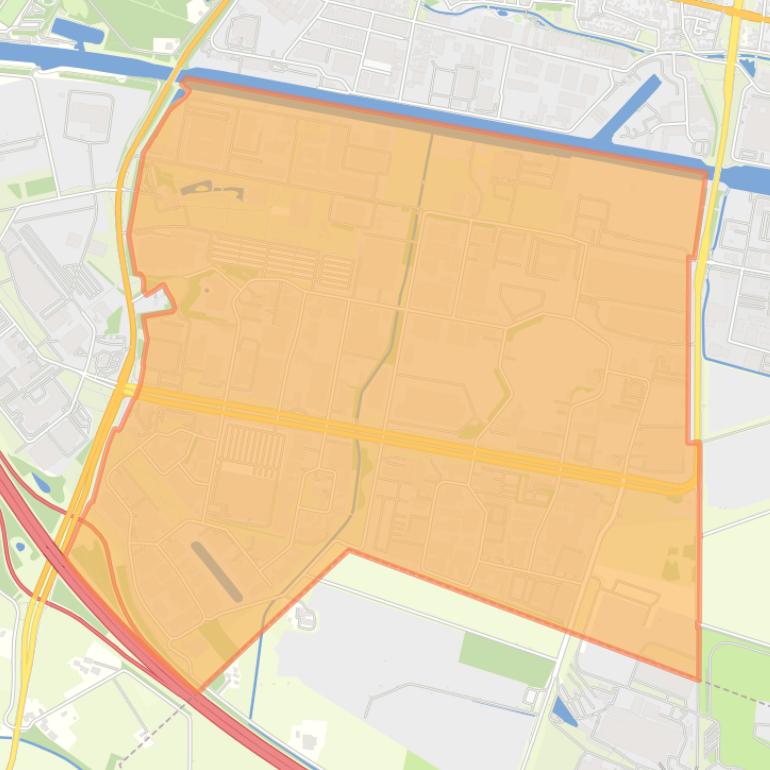 Kaart van de buurt Bedrijventerrein Twentekanaal Zuid I.