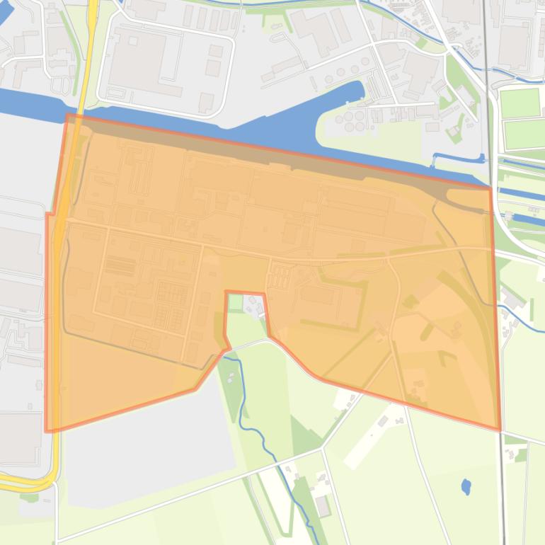 Kaart van de buurt Bedrijventerrein Twentekanaal Zuid II.