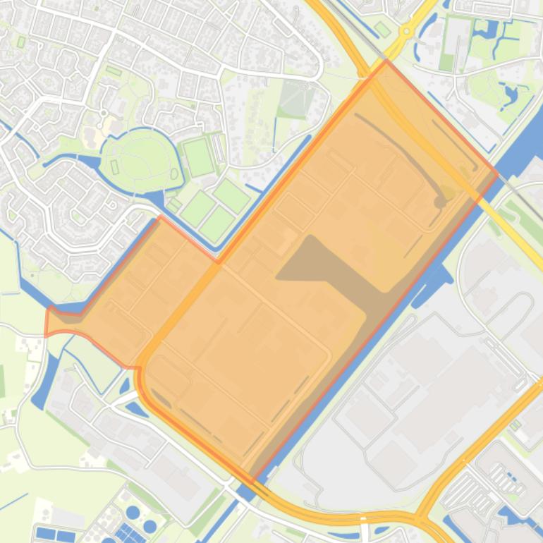 Kaart van de buurt Bedrijventerrein Voorst-C.