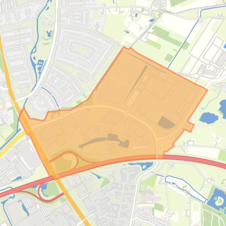Kaart van de buurt Bedrijventerrein Westermaat Noordoost.