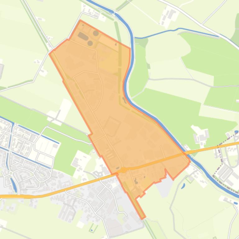 Kaart van de buurt Bedrijventerrein.