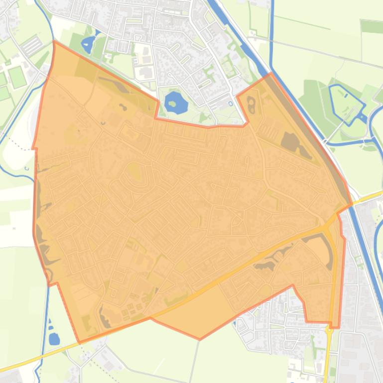 Kaart van de buurt Beek.