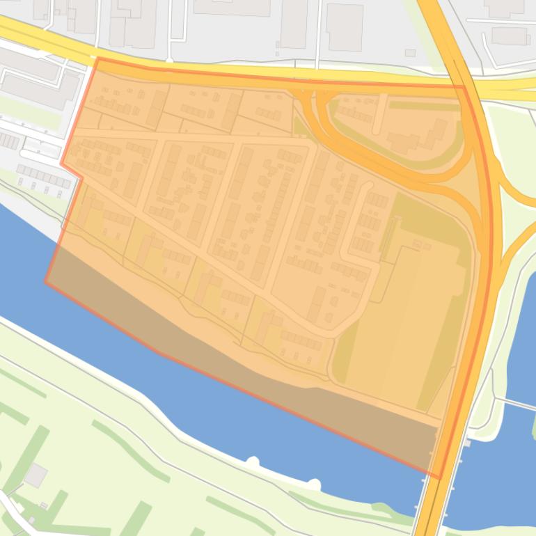 Kaart van de buurt Beekmanstraat en omgeving.