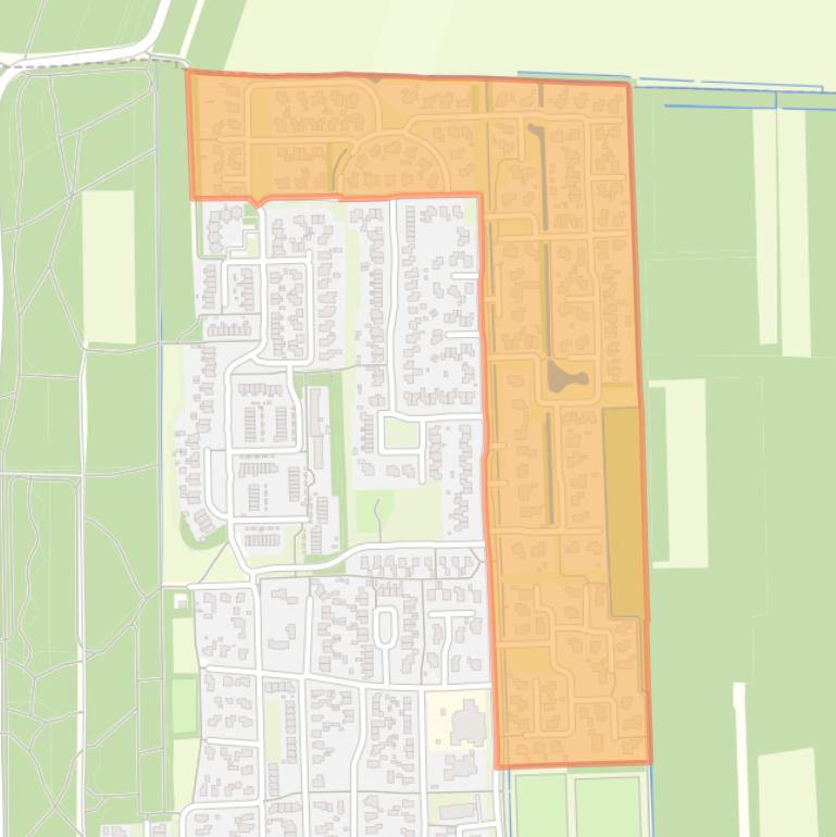 Kaart van de buurt Beetsterzwaag-Roekebosk.