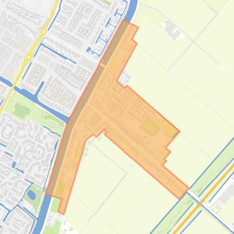 Kaart van de buurt Beinsdorp.