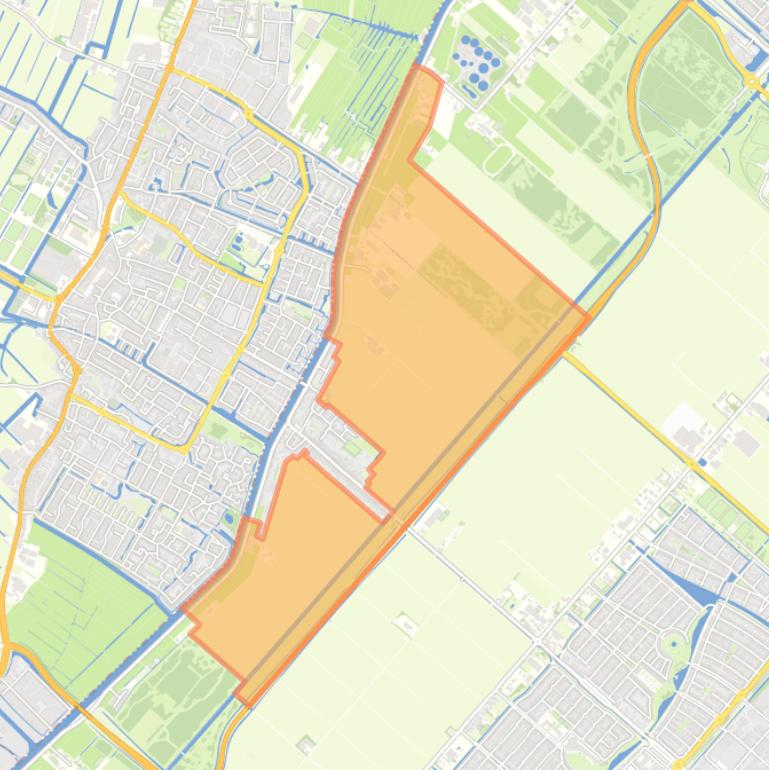 Kaart van de buurt Beinsdorp Omgeving.