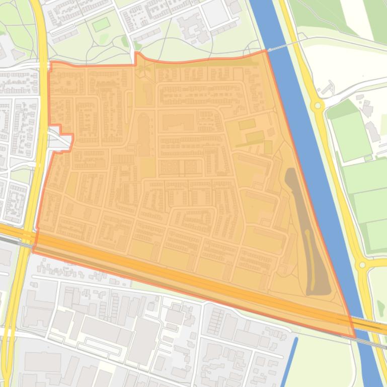 Kaart van de buurt Beisterveldse Broek.