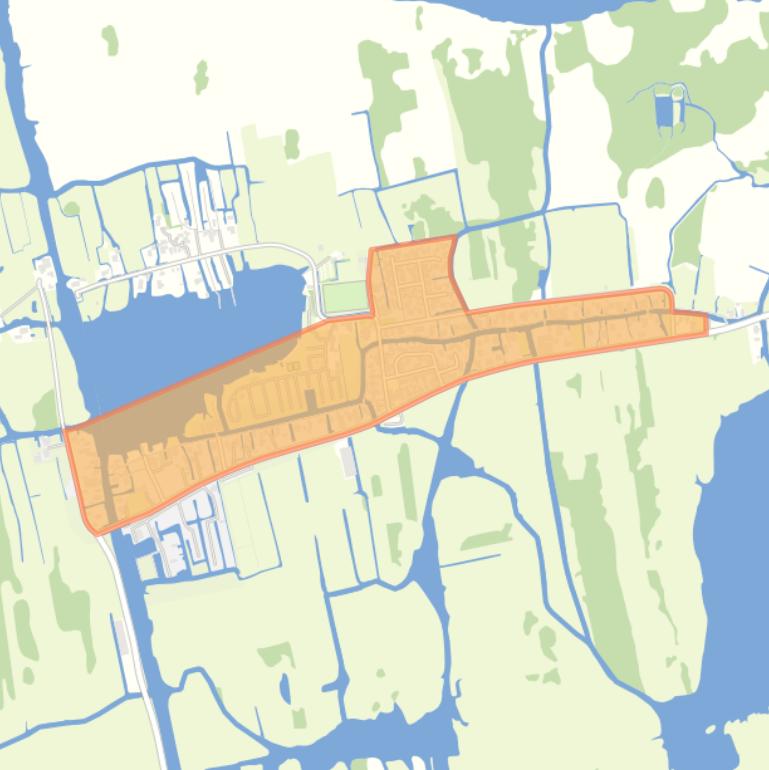 Kaart van de buurt Belt-Schutsloot.