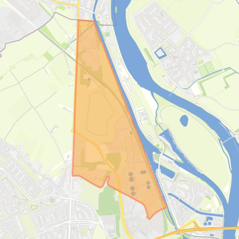 Kaart van de buurt Belvédère.