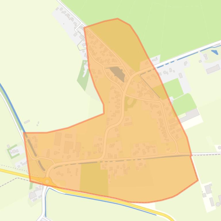 Kaart van de buurt Beneden-Delwijnen.